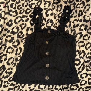 No Boundaries Cropped Tank Top